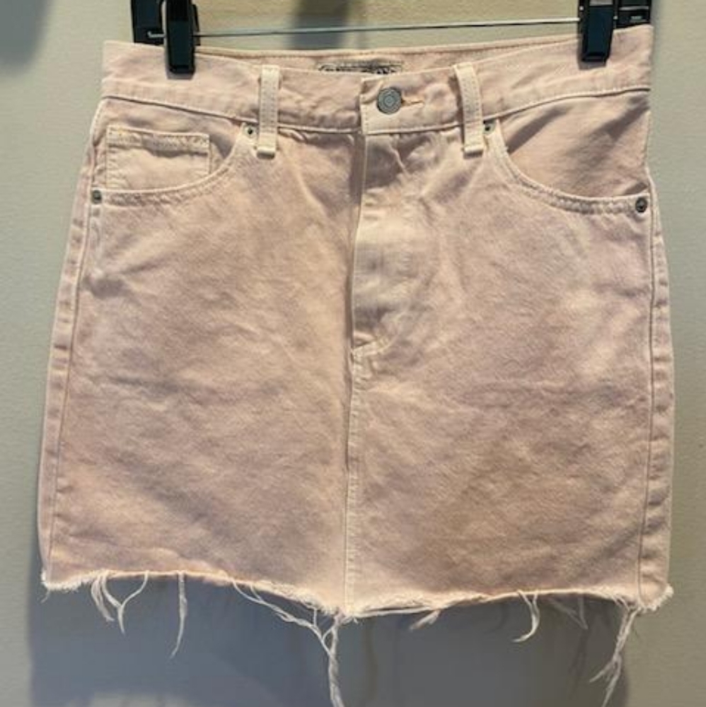 Lucky Brand Light Pink Denim Skirt